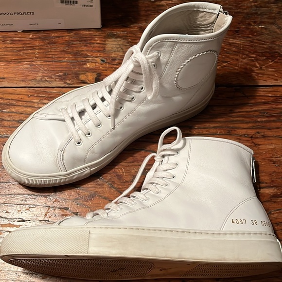 Common Projects leather high top - Picture 6 of 10